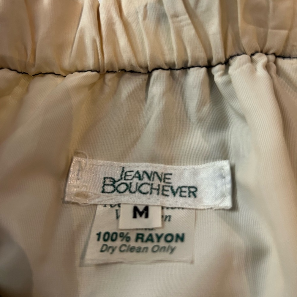 VINTAGE 70s JEANNE BOUCHEVER Cotton Velvet & Lace Patchwork Maxi Skirt S-L - Picture 7 of 16
